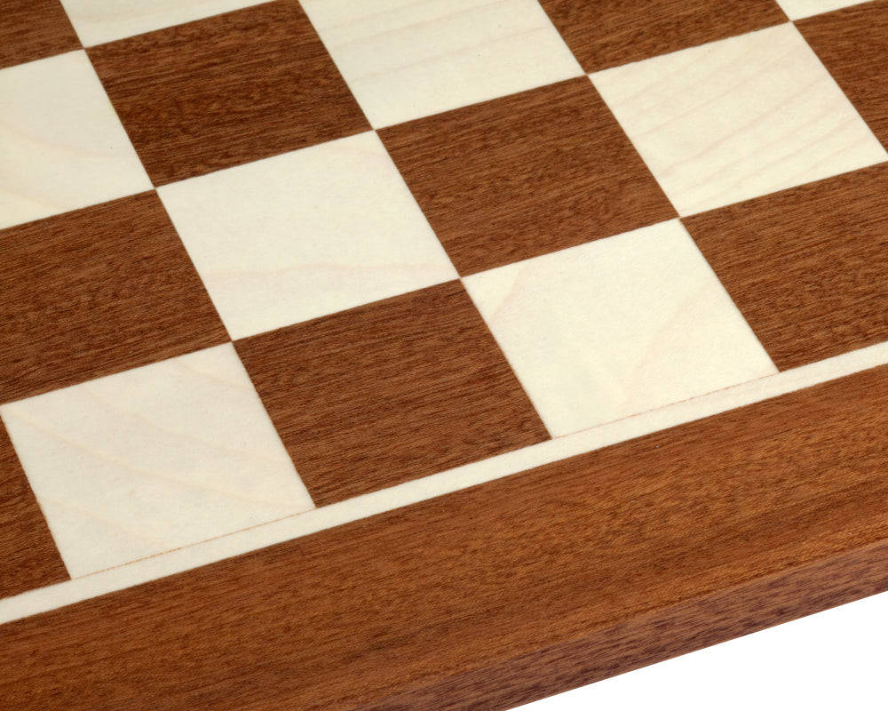 15.75" Mahogany Chess Board - Official Staunton™